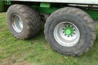 2017 Joskin Ferti-Space 2 20T rear discharge spreader, horizontal beaters, steering axle, weight cells, slurry door, chicken muck hood, flotation tyres, variable rate - 5