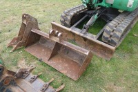 JCB 803 mini digger, c/w buckets, blade, rubber tracks - 3