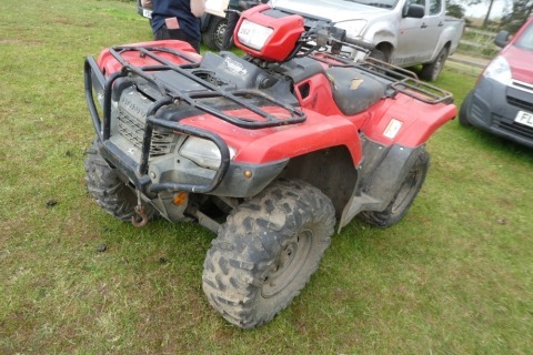 Honda 520 TRX quad bike, front winch, no spark therefore non runner, YX69 CMU, 2000hrs