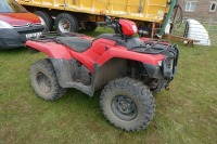 Honda 520 TRX quad bike, front winch, no spark therefore non runner, YX69 CMU, 2000hrs - 2