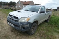 Toyota Hilux pick-up, silver, NV11 BGY, HPI clear, MOT until 13/12/2025