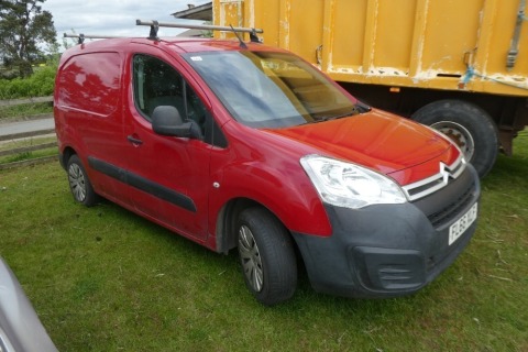 Citroen Berlingo 625 En-Prise Blu van, diesel, 5 speed manual gearbox, FL66 XLF, 122,000mls