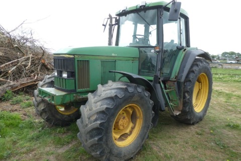 John Deere 6800 tractor, 30kph PowerQuad gearbox, N932 JWY, 12433 hrs
