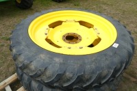 Set of John Deere 13.6 R48 and 11.2 R36 row crop wheels, to fit JD6930 - 3