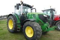 John Deere 6215R tractor, 50kph AutoPowr gearbox, AE68JGV, 7000 hrs - 2