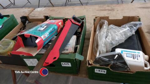 3 x boxes of assorted garage items