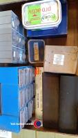 Mixed box including screws, wet stones, chain and saw files - 2