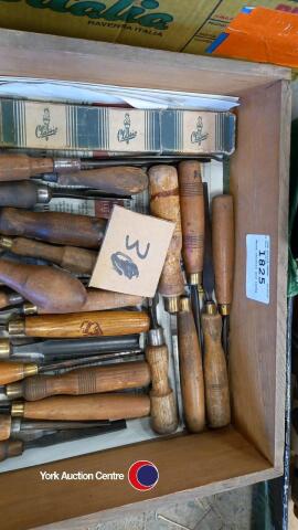 Wood chisels and lathe
