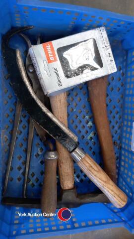 Miscellaneous box of tools
