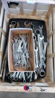 Assortment of imperial and metric spanners