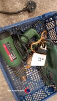 Electric corded hot air gun and wood planer - 2
