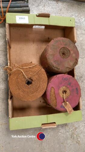 3 x balls of binder twine