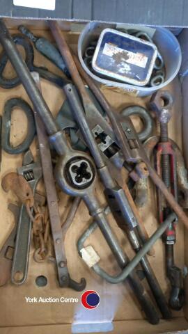 Box of miscellaneous tools