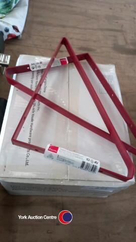 14 x quality powder coated wall brackets