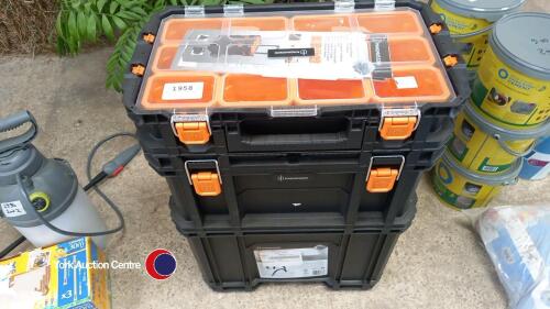 Magnusson 'Stakur' 3 tier toolbox