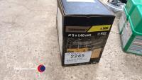 2 x boxes of 500 Turbodrive woodscrews 5mm D x 40L - 3