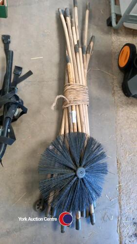 Drain rods and chimney brush
