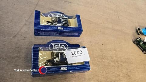 2 x Tetleys Tea Vans