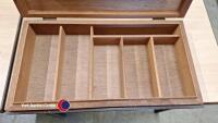 Large wooden Humidor cigar box - 2