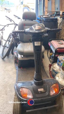 Mobility scooter.
