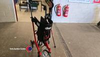 Drive Nitro mobility walker with walking sticks - 2