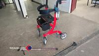 Drive Nitro mobility walker with walking sticks - 4
