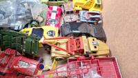 Large quantity of vintage Dinky Corgi, Lesney die cast and 4 x working traffic lights - 3