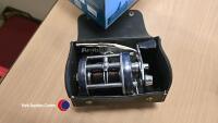 Abu Ambassadeur multiplier fishing reel in case