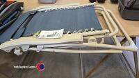Comfortable reclining camping/garden chair
