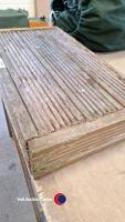 Wooden hot tub step. - 2