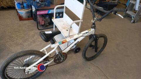 BMX bike, white