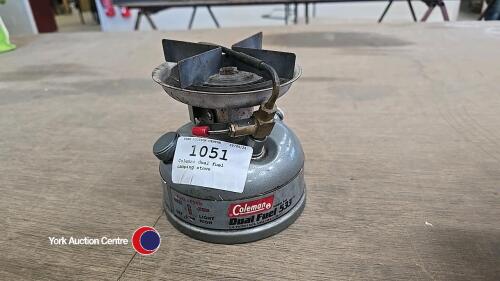 Coleman dual fuel camping stove