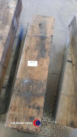 Large well seasoned oak chunks