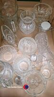 2 x boxes of assorted glassware and ornaments - 2