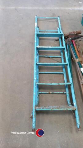 Adjustable ladder/step ladder
