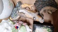 2 x boxes of household items including ornaments and bread bin - 4