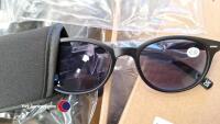 6 pairs of reading glasses x2 magnification (3 styles,1 style tinted), new - 2