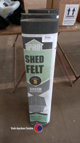 3 x flat roof felt