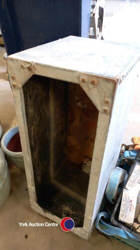 Vintage riveted water tank