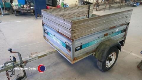 Streetwise Camel SWTT85 trailer, 5ft x 3 1/2 ft