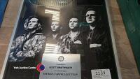 McFly end of tour crew gift poster - 2