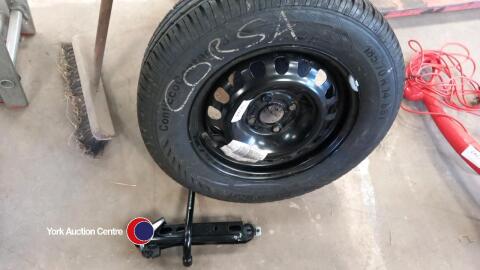 Brand new wheel & tyre for Vauxhall Corsa , new Jack & new wheel brace