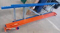 Adjustable heavy duty shelving racking, 2m x 2.5m bays - 2