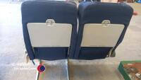 Set of two aircraft seats from a Boeing 737/747 - 7