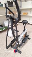 York Fitness cross trainer and exercise bike, 2 in 1, hardly used, gwo