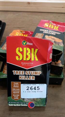 6 x tree stump killer