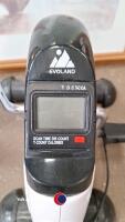 Evoland exercise pedal machine, Bionaire oscillating floor fan and floral print in pine frame - 5
