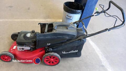 Mountfield self drive lawn mower c/w 2 grass boxes