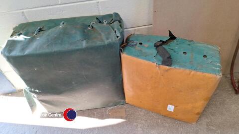 2 x beer barrel puffy bags