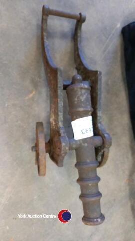 Large metal cannon, suitable for garden ornament